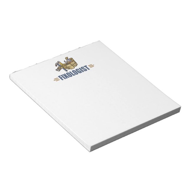 Funny Handyman Notepad (Angled)