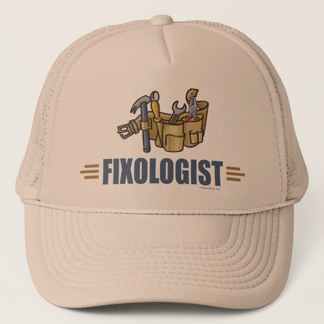 Funny Handyman Trucker Hat (Front)