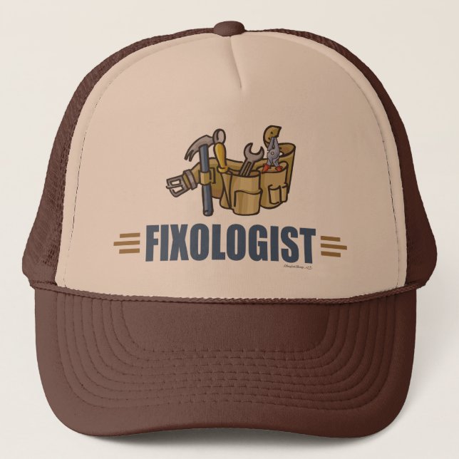 Funny Handyman Trucker Hat (Front)