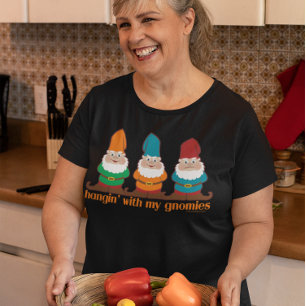 Funny Hangin With My Gnomies Tri-Blend Shirt