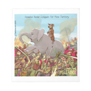 Funny Hannibal Barca Conquers Land Notepad