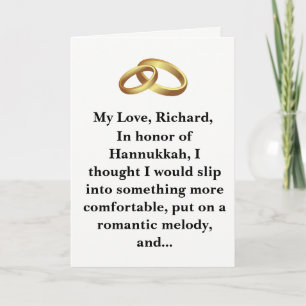 Funny Hannukkah Hanukka Channukah Chanuka Card