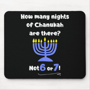 Funny Hanukkah 67 Meme Teacher How Many Nights Of  Mouse Pad
