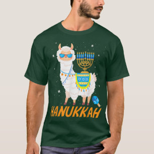 Funny Hanukkah Alpaca Llam The Jewish Festival of T-Shirt
