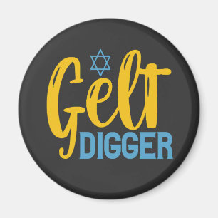 Funny Hanukkah Gelt Jewish Holiday Humour Magnet
