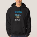 Funny Hanukkah Menorah Dreidel Latkes Repeat Jewis Hoodie<br><div class="desc">Funny Hanukkah Menorah Dreidel Latkes Repeat Jewish Chanukah</div>
