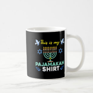 Funny Hanukkah Pajama Shirt This Is My Pajamakah G Coffee Mug