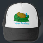 FUNNY HANUKKAH SHIRT 'IWANT TO BE A LATKE' TRUCKER HAT<br><div class="desc">GIVE THIS UNIQUE CHANUKAH GIFT - A  COUCH POTATO SAYING" I WANT TO BE A LATKE" TO FAMILY AND FRIENDS.  Jewish  HUMOR GOES A LONG WAY.</div>