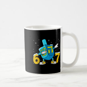 Funny Hanukkah Six Seven Chanukah Dreidel Dabbing  Coffee Mug