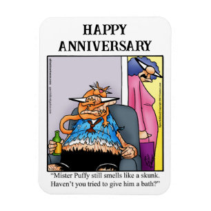 Funny Happy Anniversary Magnet Gift
