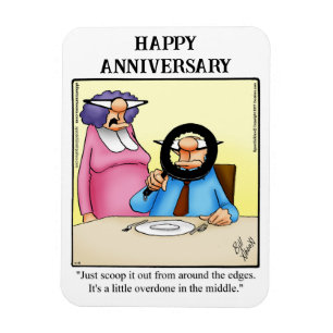 Funny Happy Anniversary Magnet Gift