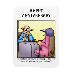Funny Happy Anniversary Magnet Gift