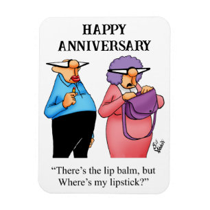 Funny Happy Anniversary Magnet Gift