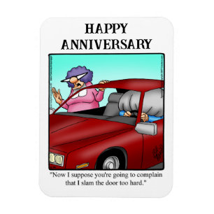 Funny Happy Anniversary Magnet Gift