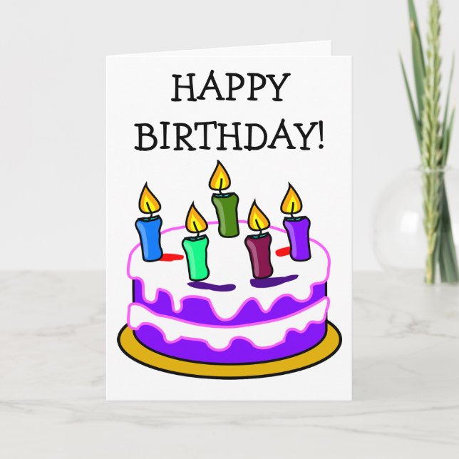 Funny Happy Birthday Card (Front)