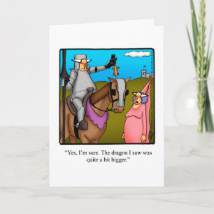 Funny Happy Birthday Greeting Card