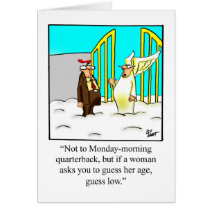 Funny Happy Birthday Humour Greeting Card