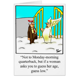Funny Happy Birthday Humour Greeting Card