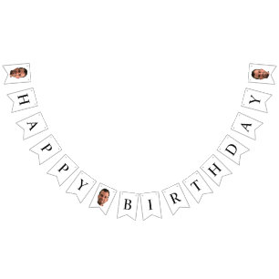 Funny Happy Birthday Party Picture Photo Banner