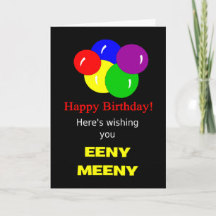 funny happy birthday wish card