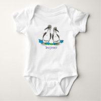 Funny, happy blue footed boobies dancing cartoon