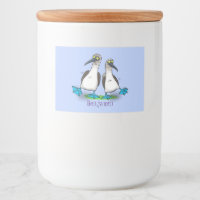 Funny, happy blue footed boobies dancing cartoon