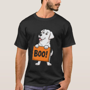 Funny Happy Boo Retriever Dog Halloween T-Shirt