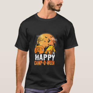 Funny Happy Camp O Ween Camping Halloween Costume T-Shirt