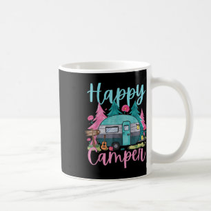 Funny Happy Camper Camping Apparel Trailer Rv Kids Coffee Mug