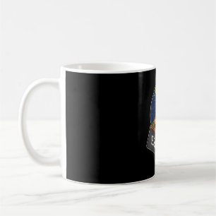 Funny happy camper camping hiking outdoors escape coffee mug