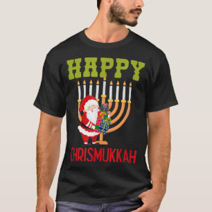 Funny Happy Chrismukkah Witty Hanukkah Christmas J T-Shirt