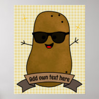 Funny Happy Cool Potato Personalised 