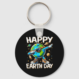 Funny Happy Earth Day Tee Earth Dab Planet Boys Gi Key Ring