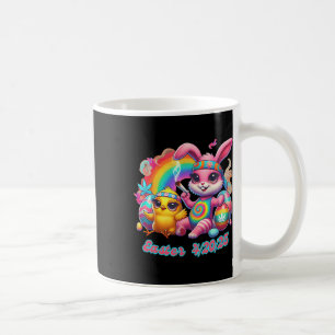 Funny Happy Easter Bunny Chick Smoking Weed Coffee Mug