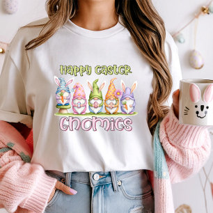Funny Happy Easter Gnomies – Cute Bunny Gnome T-Shirt