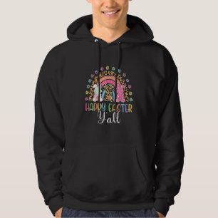 Funny Happy Eester With Cutest Little Bunnies East Hoodie