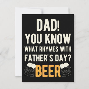 Funny Happy Father's Day Holiday Card