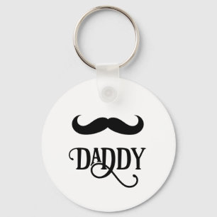 Funny Happy First Fathers Day Daddy custom  Key Ring