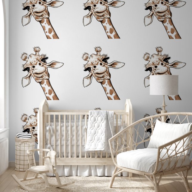 Funny Happy Giraffe Wallpaper (Kids)