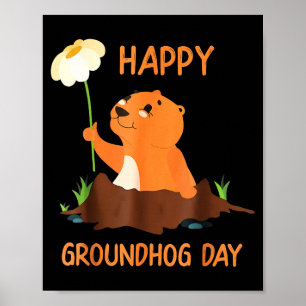 Funny Happy Groundhog Day 2025 Shirt - Uni Adults  Poster