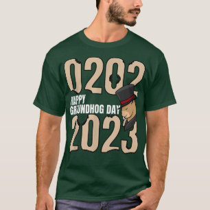 Funny Happy Groundhog Day February 2nd 2023 Holida T-Shirt