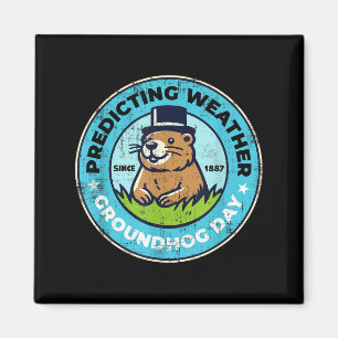 Funny Happy Groundhog Day February 2nd Phils Holid Magnet
