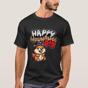 Funny Happy Groundhog Day February 2nd Phils Holid T-Shirt