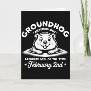 Funny Happy Groundhog Day February 2nd Phils Meteo Card