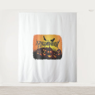 Funny Happy Halloween design Tapestry