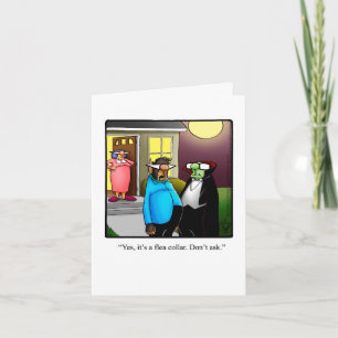 Funny Happy Halloween Greeting Card