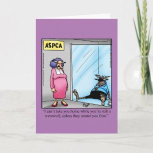 Funny Happy Halloween Greeting Card