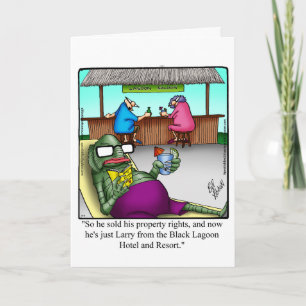 Funny Happy Halloween Greeting Card