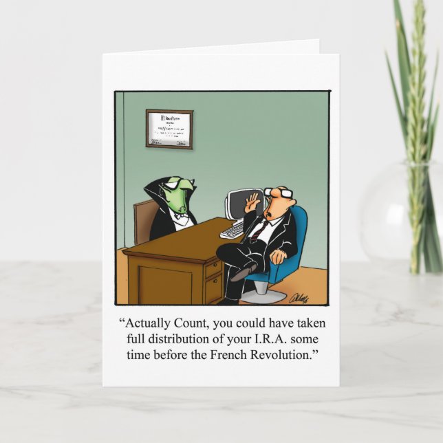 Funny Happy Halloween Greeting Card (Front)