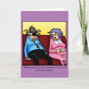 Funny Happy Halloween Greeting Card